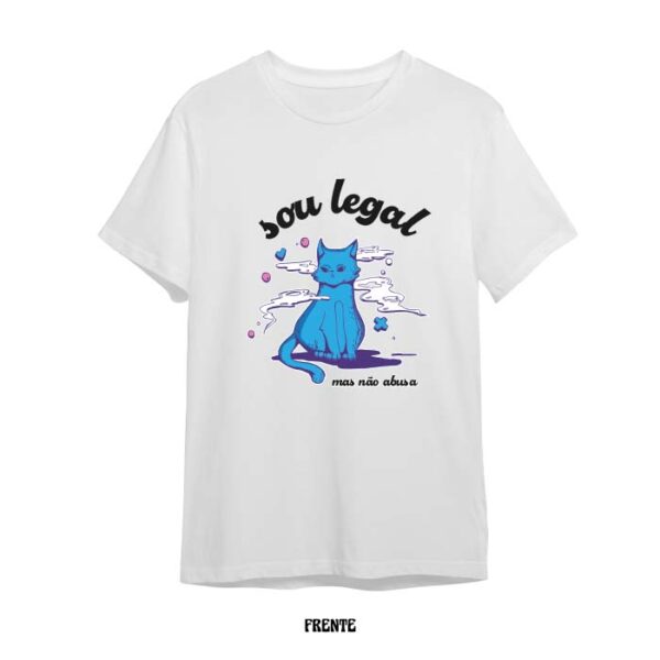 Camiseta Branca Sou legal (mais ou menos)