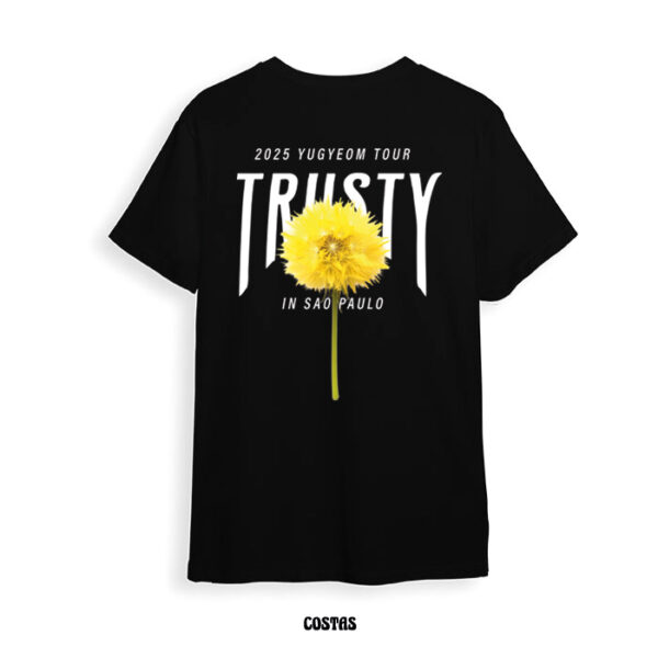 Camiseta Preta Yugyeom Trusty Tour - Modelo 03 - Imagem 3