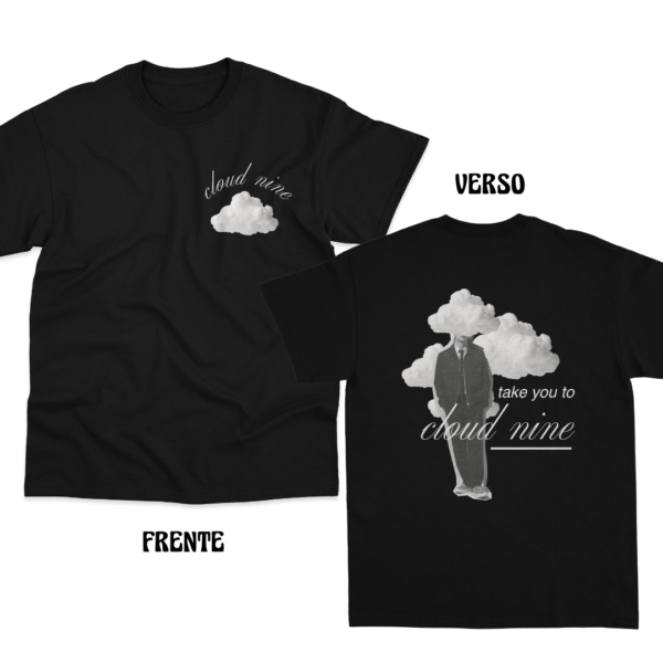 Camiseta Preta Jay B - Cloud Nine - Imagem 2