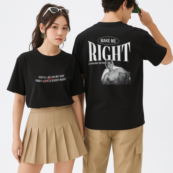 Camiseta Preta Jay B - Make me Right
