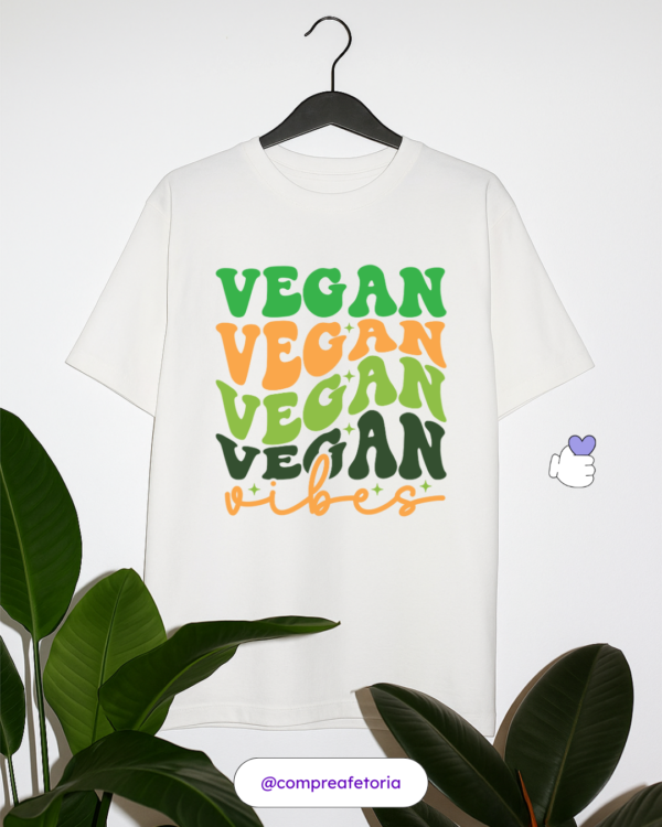 Camiseta Branca - Vegan vibes