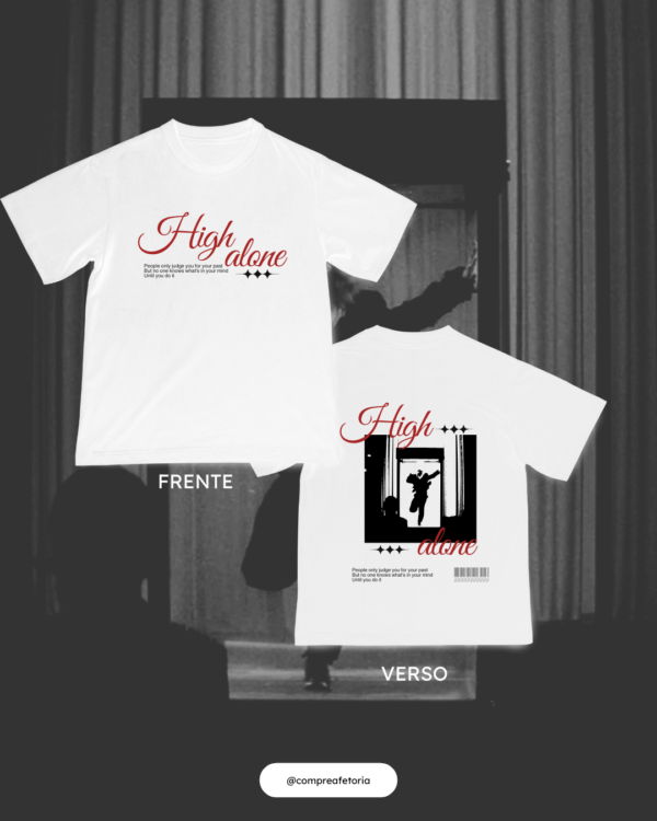 Camiseta High Alone Branca - Jackson Wang