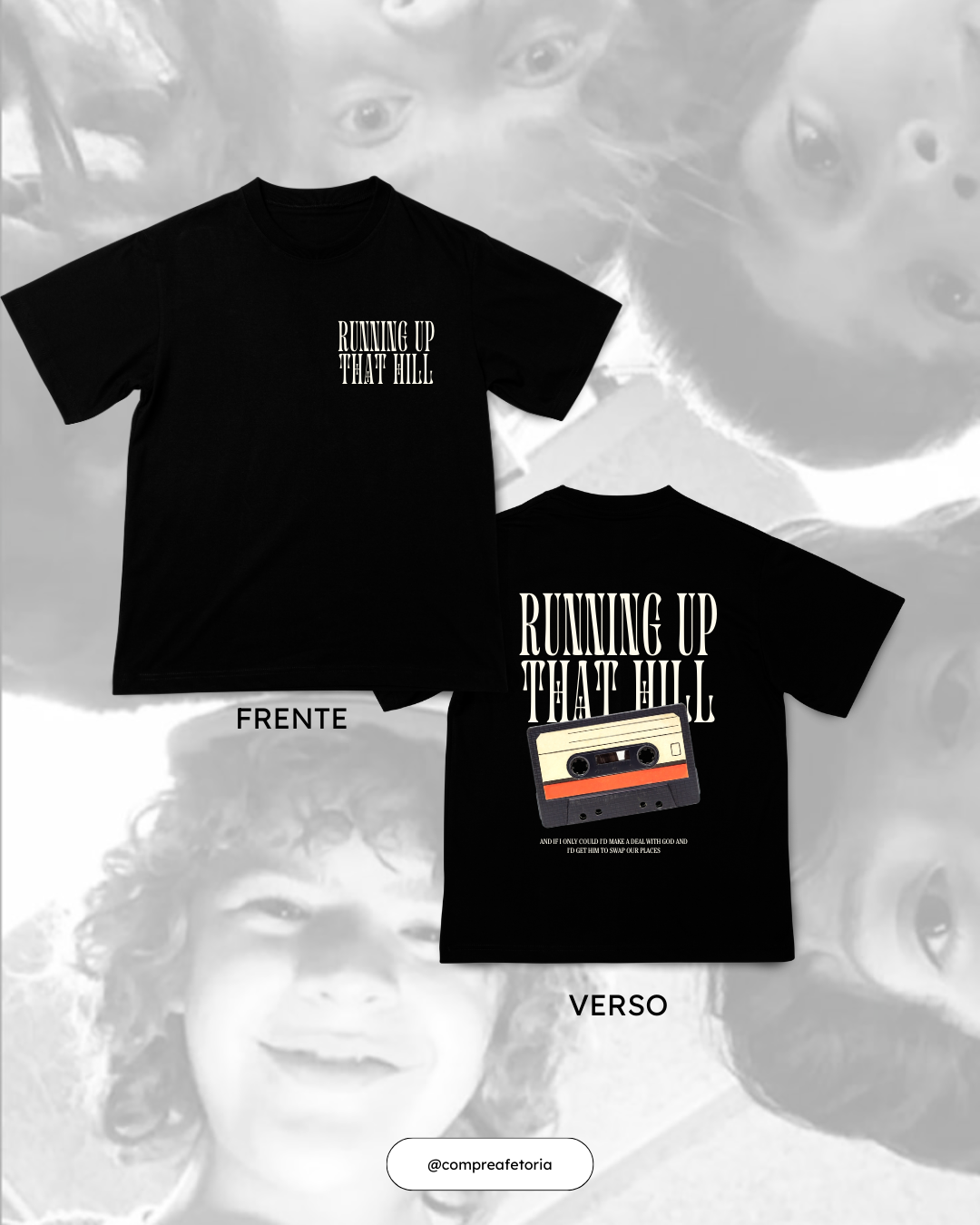 Camiseta Running up that hill